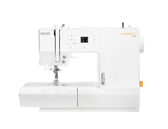 Hipermaquinas máquina de coser blanca